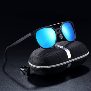 Aluminium Magnesium Sunglasses Retro Steampunk Round glasses