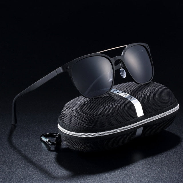 Aluminium Magnesium Sunglasses Retro Steampunk Round glasses